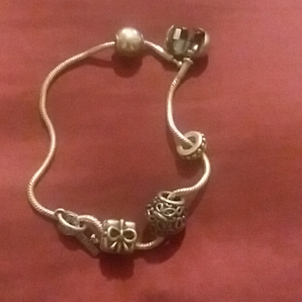 Pandora silver 8in bracelet